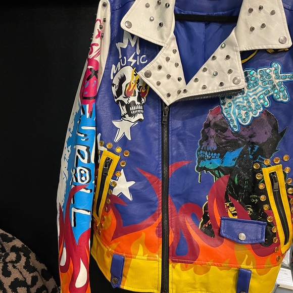 Rebel Jacket Rare / Vintage Fuel Your Passion Size M R3bel - Picture 8 of 11